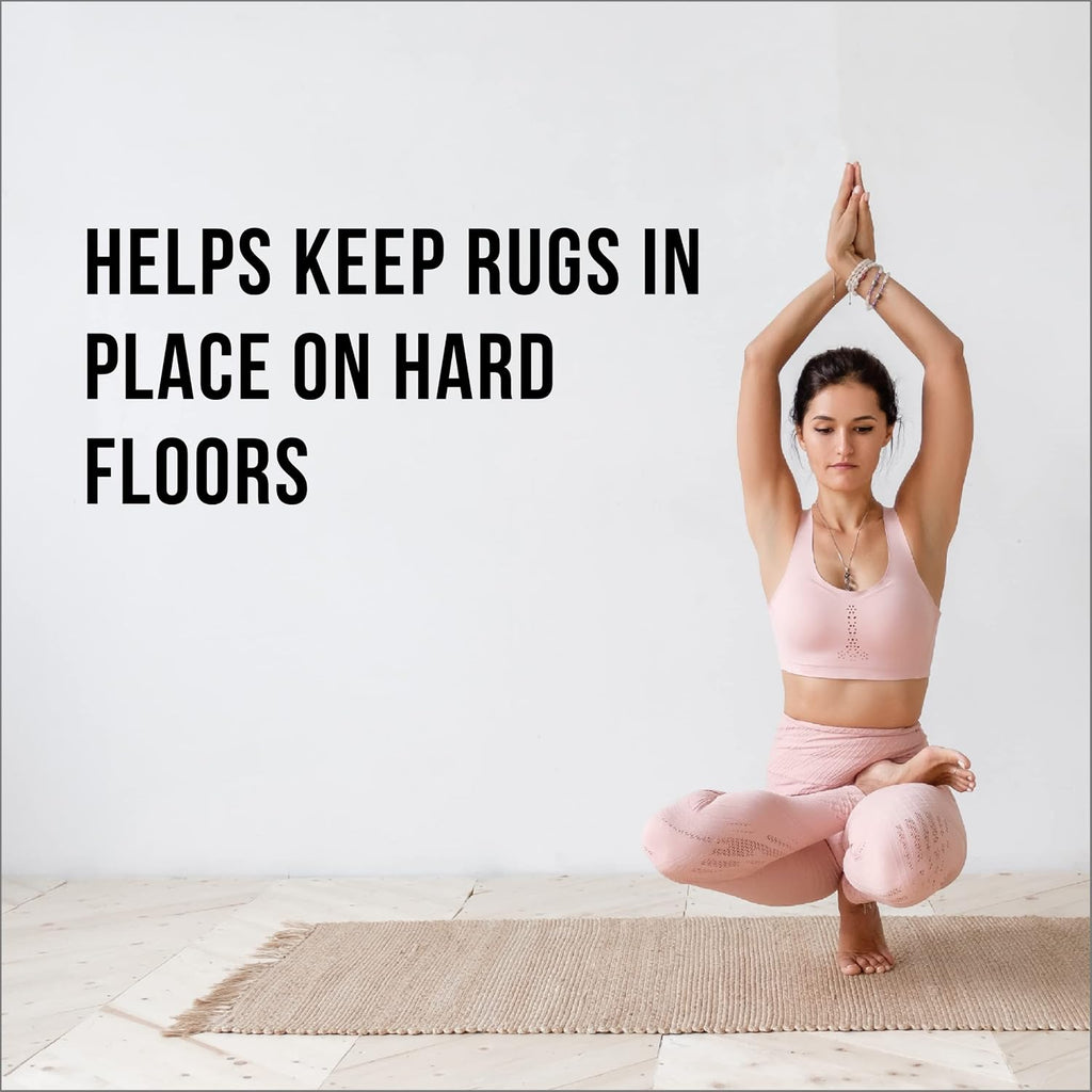Ultra Stop Low-Profile Non-Slip Rug Pad for Area Rugs and Runner Rugs, Rug Pad for Hardwood Floors 3 x 5 ft - Set of 15