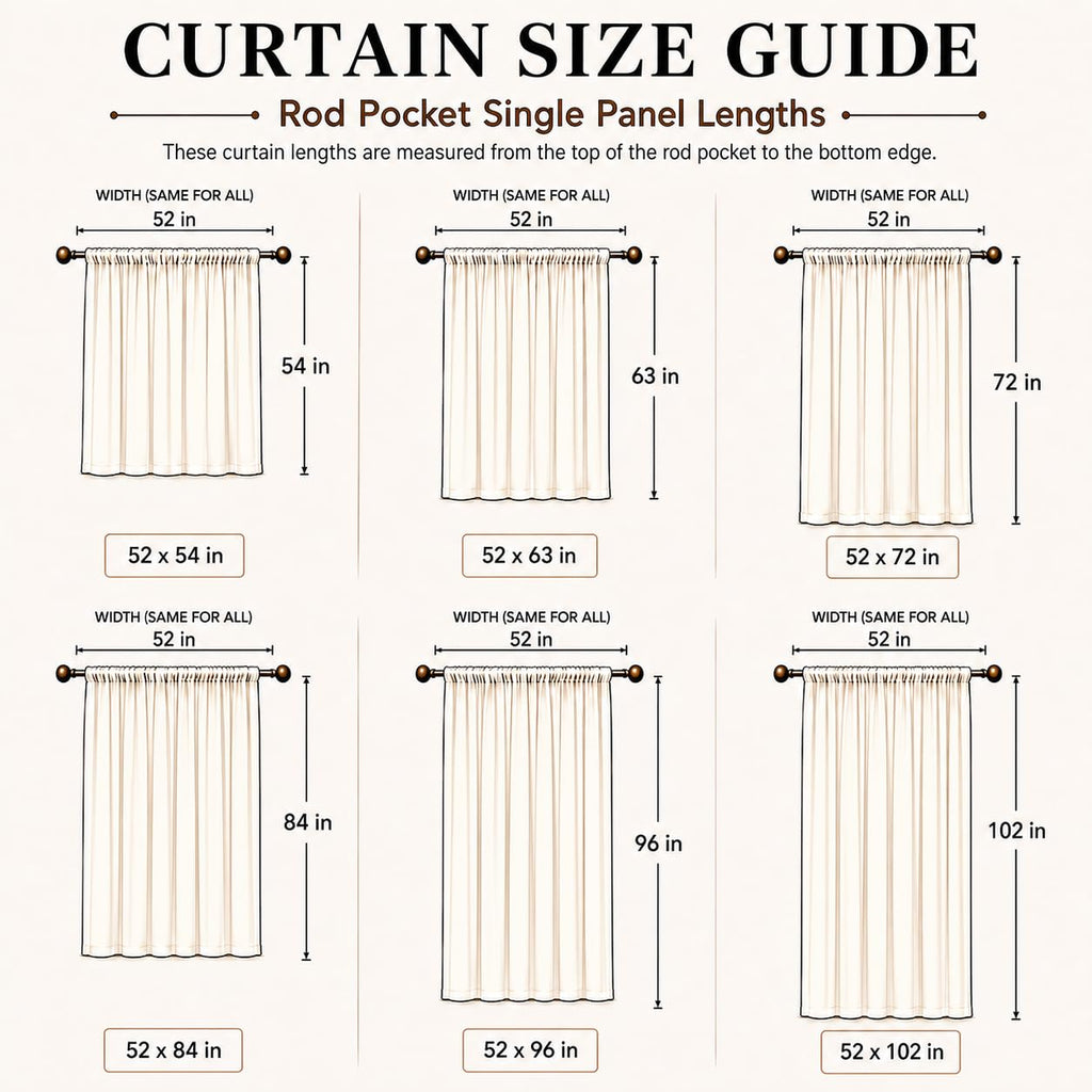 Black Medallion Curtains 63 Inches Long, Boho Farmhouse Light Filtering Rod Pocket Drapes with Tassel Trim Living