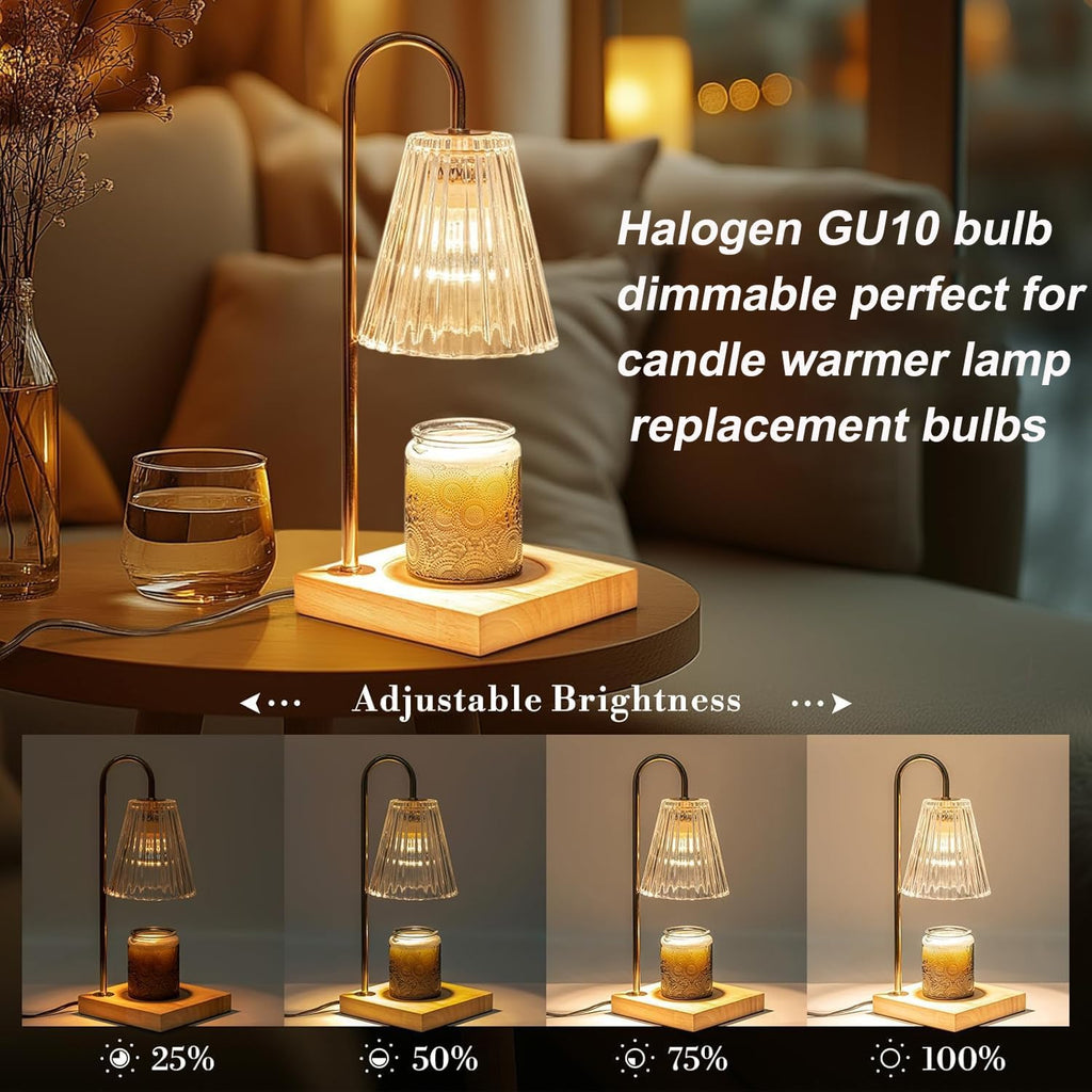 Halogen GU10 Bulb Dimmable 50W 2800K Warm White for Candle Warmer