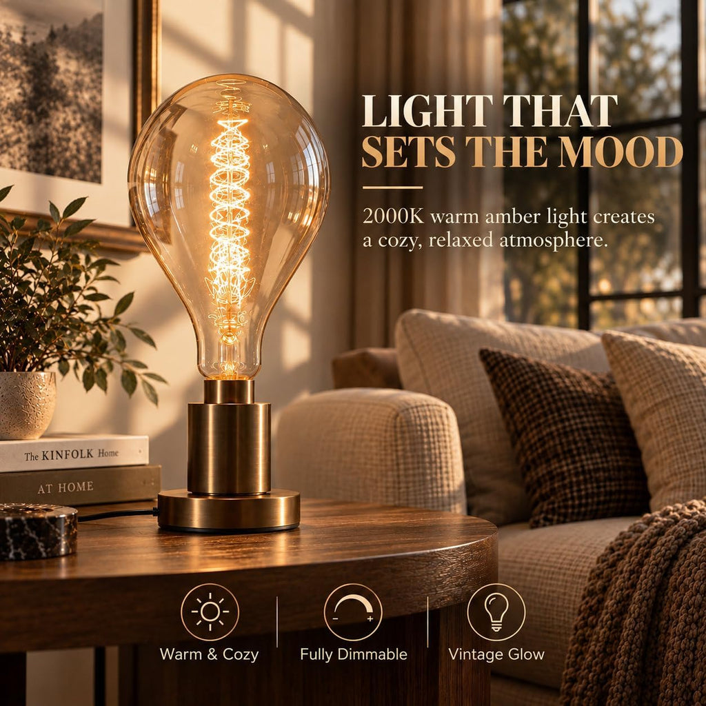 Oversized Incandescent Light Bulb 60 Watt, PS52/PS160 Edison Bulb
