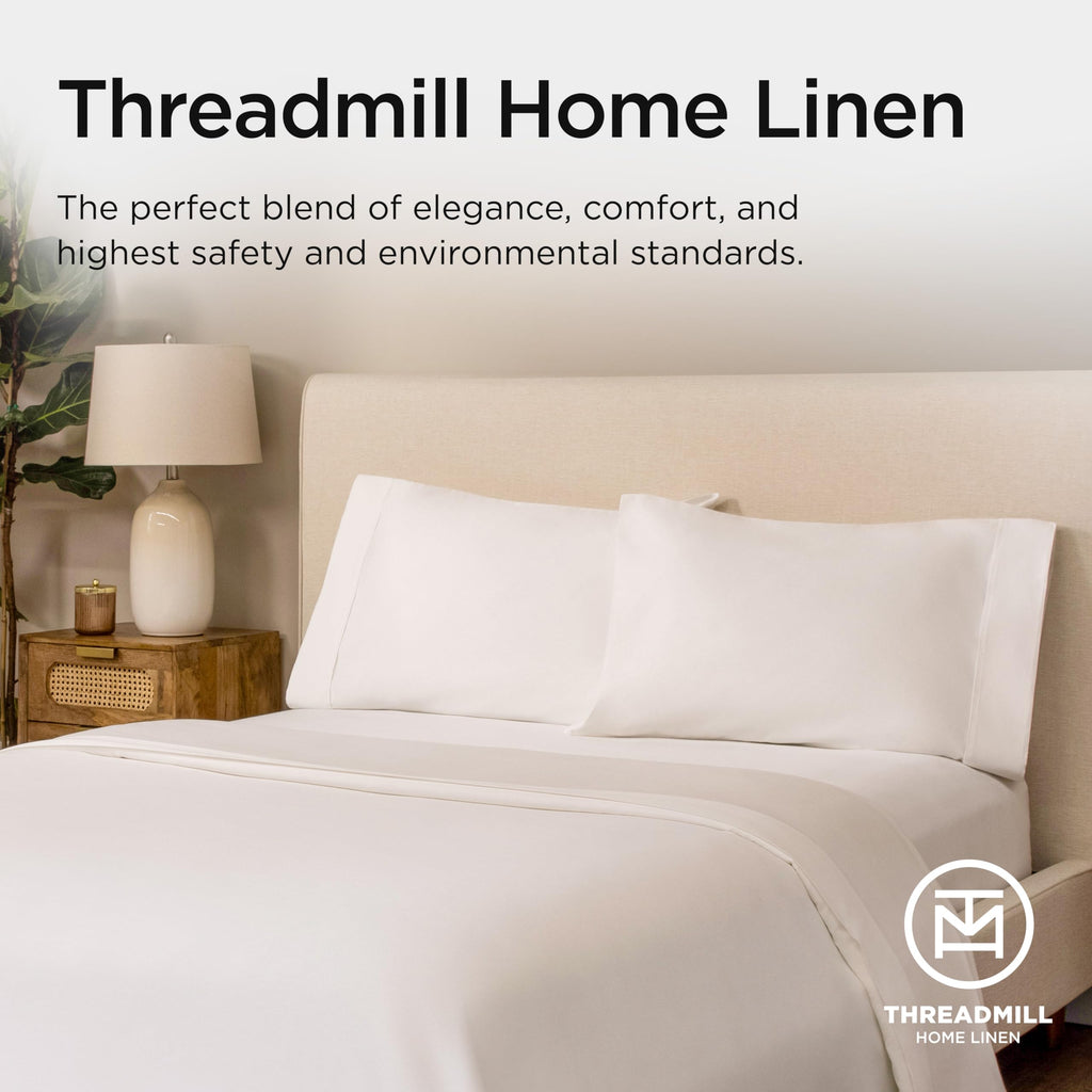 1000 Thread Count Supima Cotton Sheet Set, Sateen, White