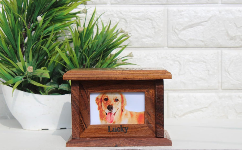 Pet urns for Dogs, Dog urns for Ashes, Wood Pet urn for Cats, Wooden urn for Pet Ashes, Keepsake for Animals, Pet