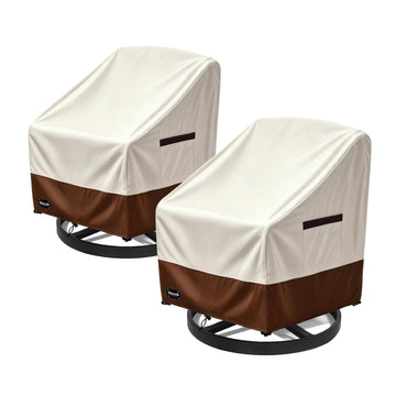Outdoor Chair Covers 2 Pack, 30Wx34Dx38H inches 100% Waterproof Heavy Duty Patio Furniture Cover, Outdoor Furniture