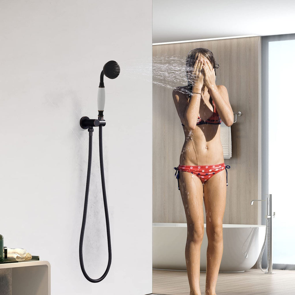 Vintage Handheld Shower Head with 59" Flexible Hose, ORB