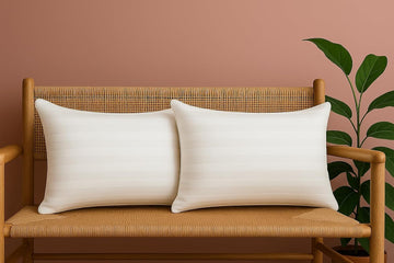 Trendy Home 12x20 Throw Pillow Insert (, White), Bed and Couch Pillows Stuffer Hypoallergenic, Lumbar - Set of 2