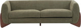 82 Inches Sofa Couch, Cozy Boucle Upholstered 3-Seater Sofa, Wood Frame Couch
