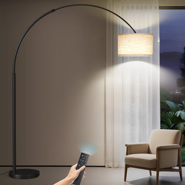 82" Tall Arc Floor Lamp, Large Standing Arched Lamp
