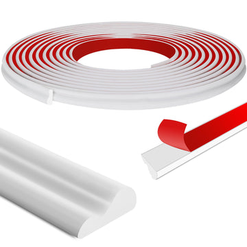 20 Ft x 0.9''Wall Decoration Molding Trim,Self-Adhesive 3D Chair Rail Panel Molding, Flexible DIY Wall Trim for Wall
