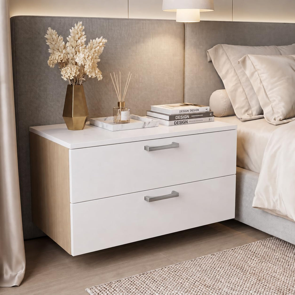 10 Pack Solid Handles 6-Inch(152mm) Brushed Nickel Cabinet Pulls,Heavy Duty Cabinets, Cupboards, Drawers and Bathroom