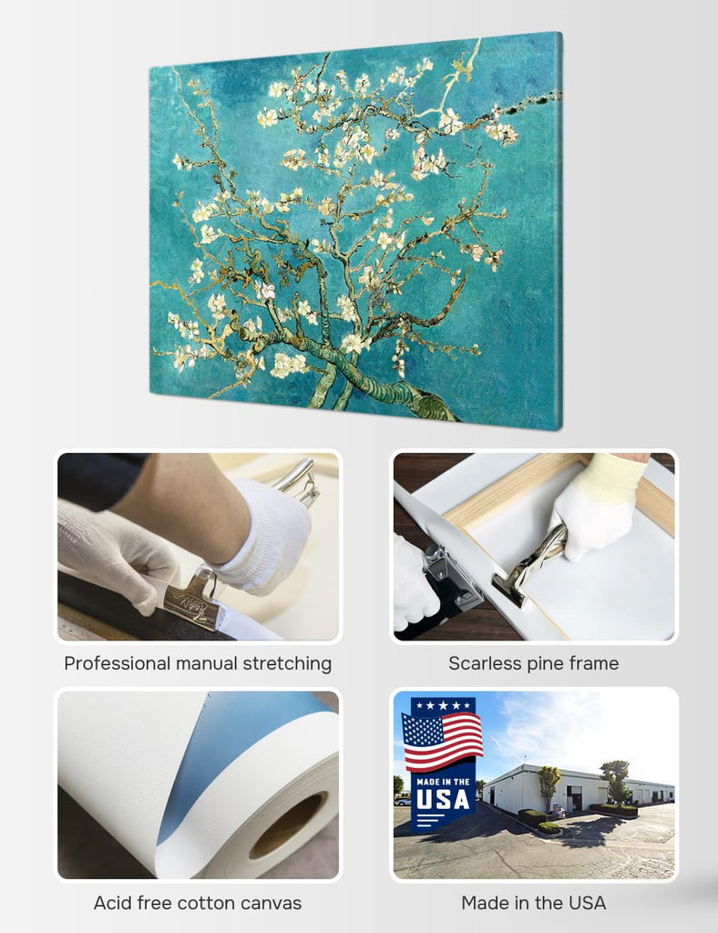 Van Gogh Canvas Wall Art, Van Gogh Almond Blossom, 40x30''