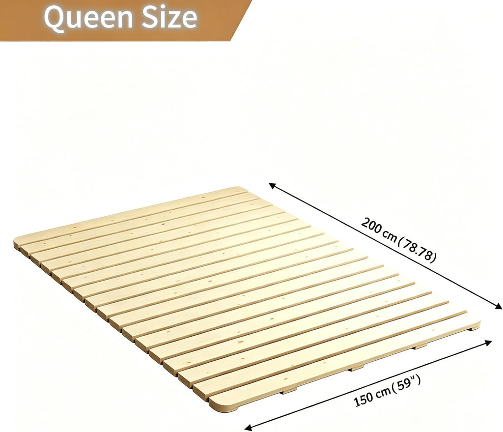 Foldable Floor Bed Frame Tatami Bed, Bed Frame for Floor Sleeping