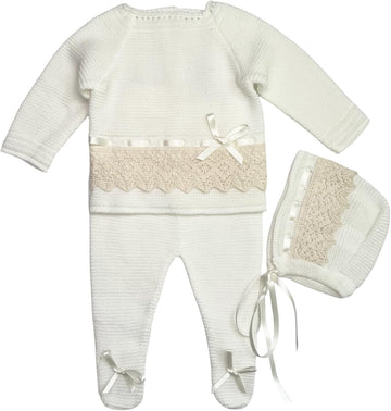 Baby Knitted Clothes Set, Coming Home Infant Knit Outfit for Boys and Girls