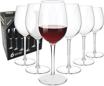 Floating Wine Glasses for Pool Unbreakable Tritan Plastic Red Wine Glasses with Stem Poolside Floating Cups 12.5 OZ