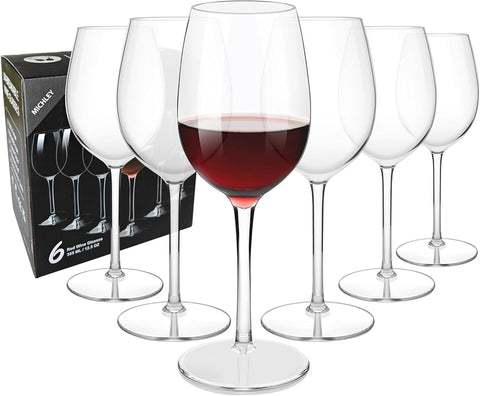 Floating Wine Glasses for Pool Unbreakable Tritan Plastic Red Wine Glasses with Stem Poolside Floating Cups 12.5 OZ