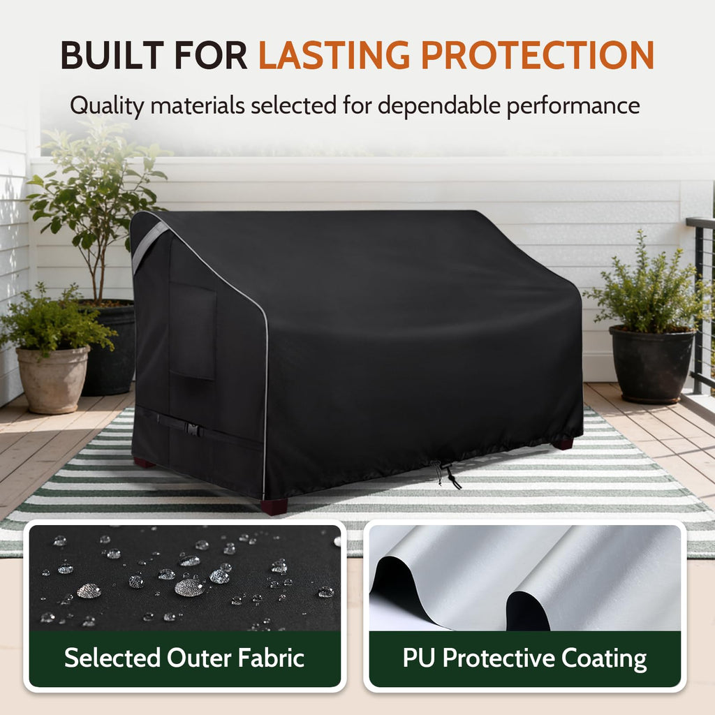 Outdoor Furniture Patio Sofa Cover Waterproof, 80"W x 33"D x 32"H