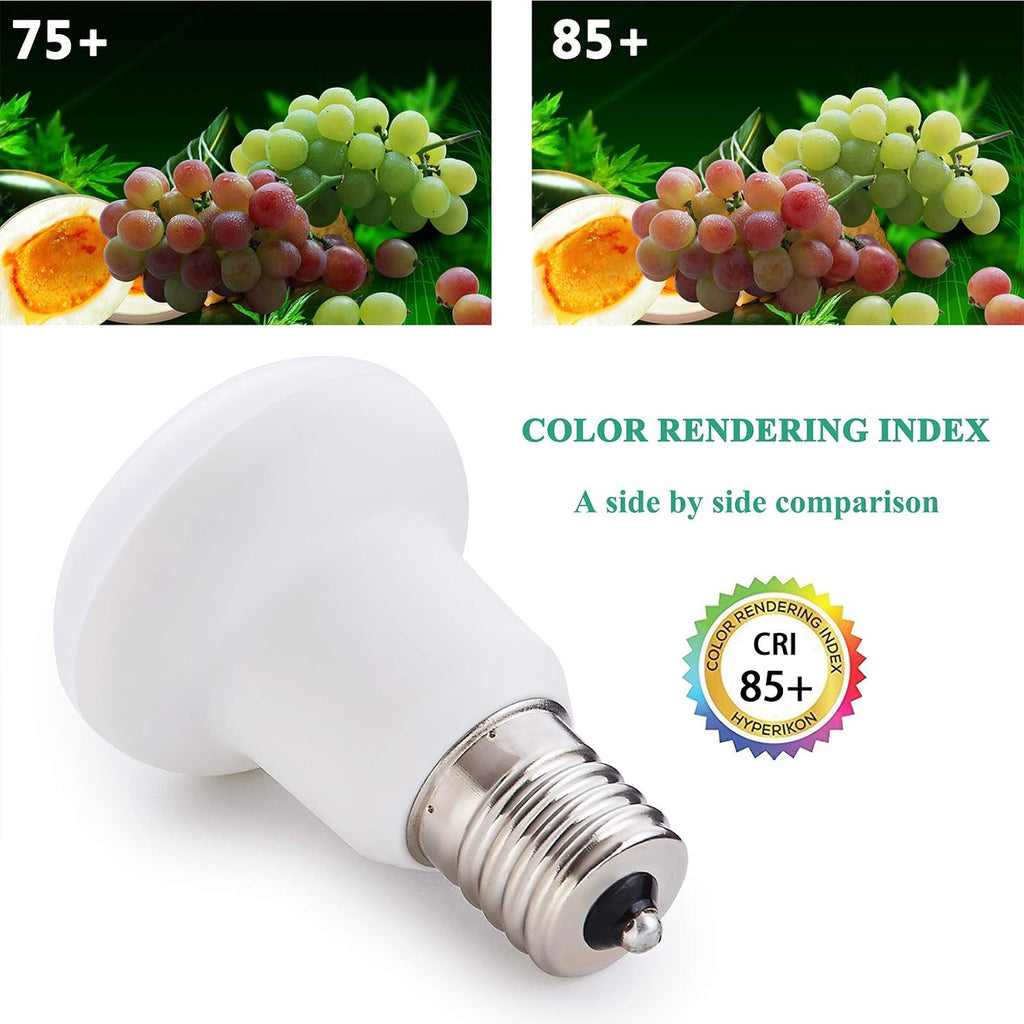 R14 E17 LED Bulb, 3W(25 Watt Incandescent Equivalent), 2700K Warm White Not-Dimmable Intermediate Base Led Light