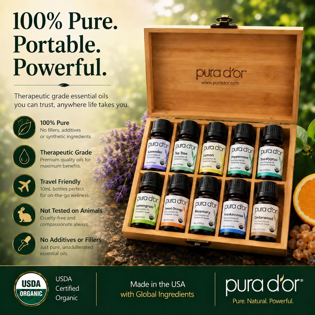 Organic Perfect10 Essential Oils Aromatherapy | Casa Home Living