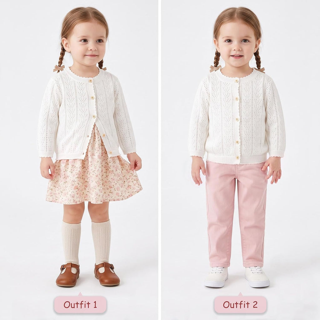Toddler Girl Knit Cardigans Sweater