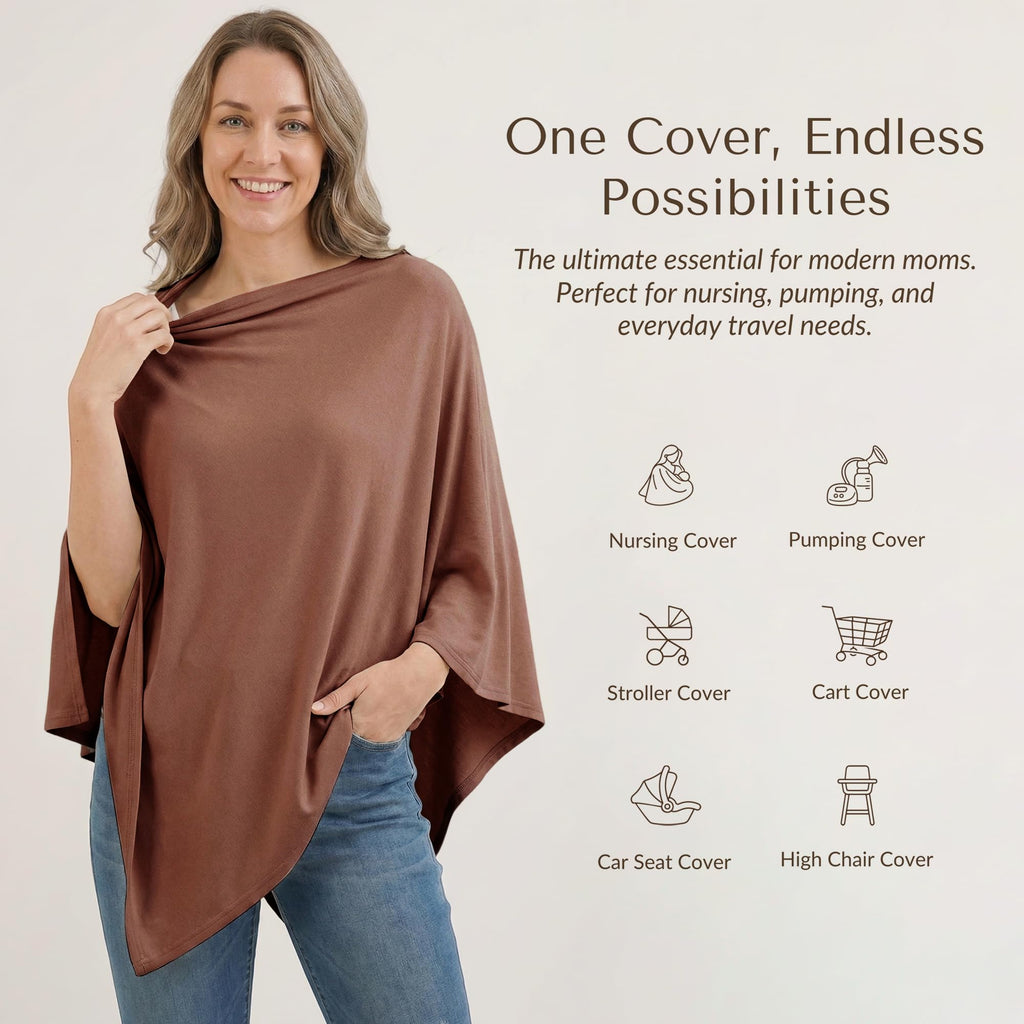 Rayon Made from Bamboo Nursing Cover for Breastfeeding