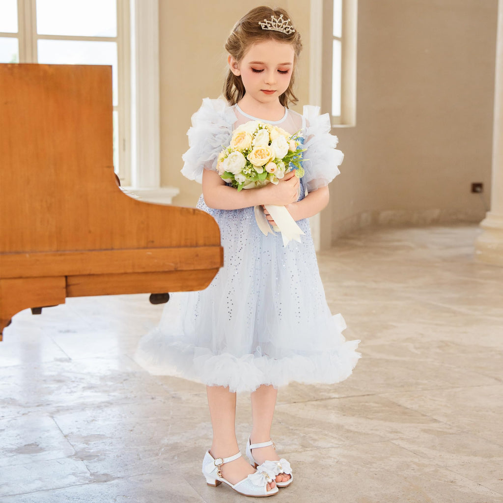 Girls White Dress Shoes Princess Heels | Casa Home Living