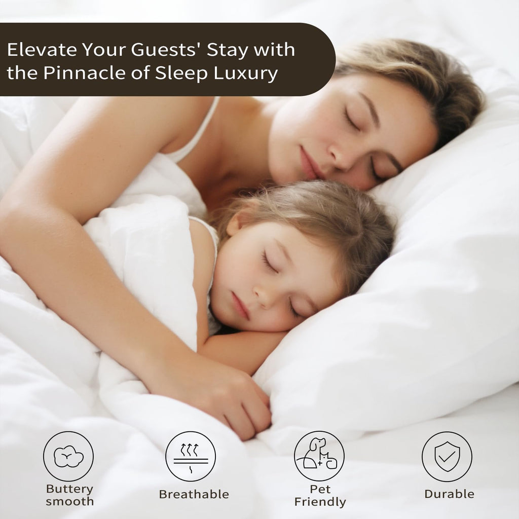 Sheet Sets Bulk Pack of 6, Wholesale Hotel Bed Set White