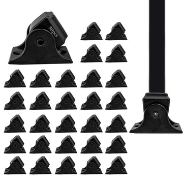 Balusters Swivel Shoes - Stair Swivel Shoe for Staircase Interior with Screws for 1/2 Inch Square Balusters, Aluminum