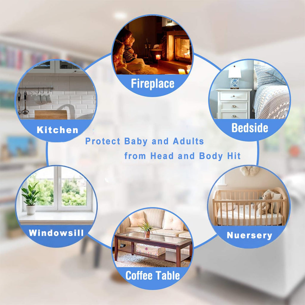 100% Silicone Clear Edge Protector Large Baby Proofing Furniture Guard 6FT