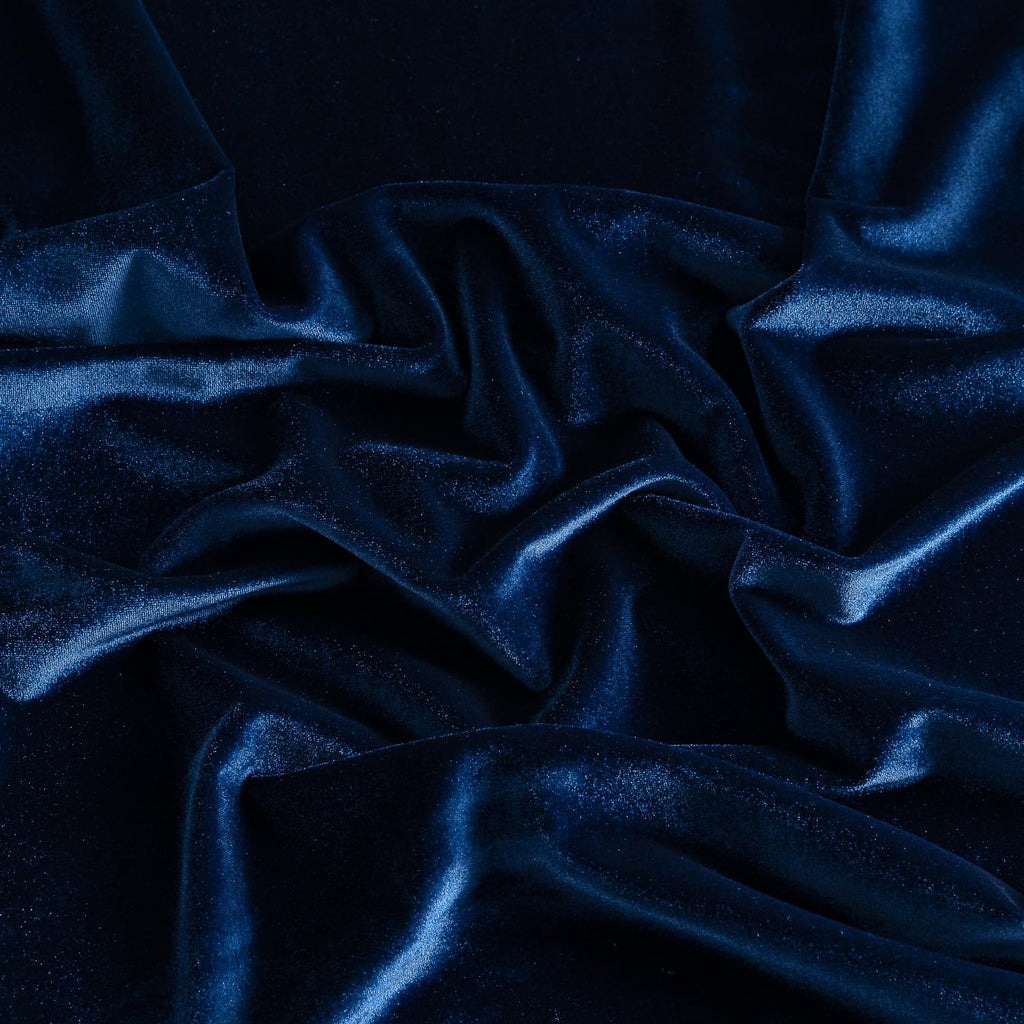 Stretch Velvet Fabric by The Yard | 63" Wide | Soft & Luxury | Crushed Velvet Fabric | 93% Polyester 7% Spandex