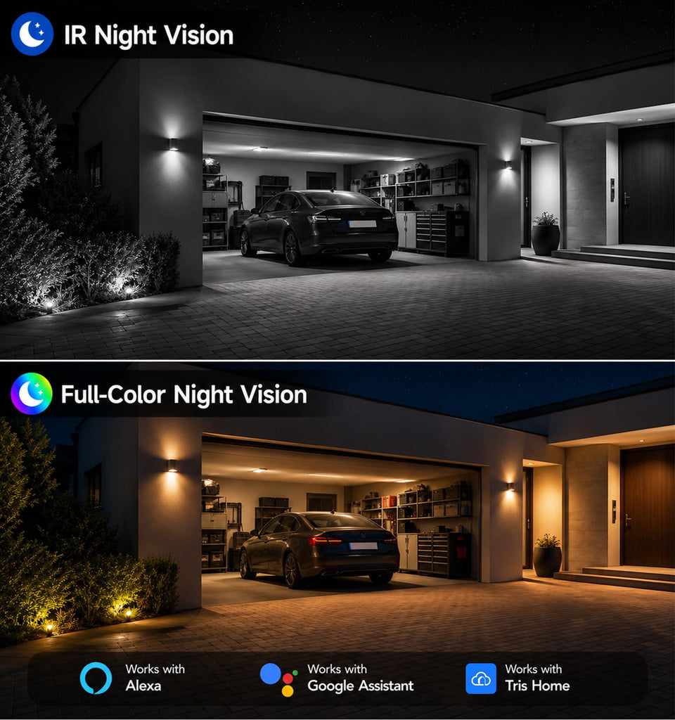 Light Bulb Security Camera, 2K 5GHz WiFi Camera for Outdoor, Spotlight, 2 Pack
