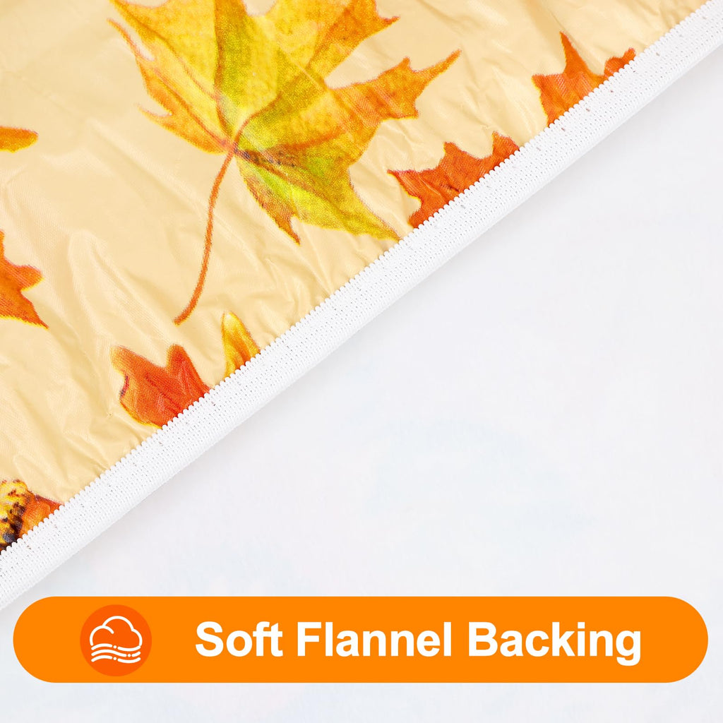 Thanksgiving Table Cloth, Plastic Table Cover for 8FT Tables