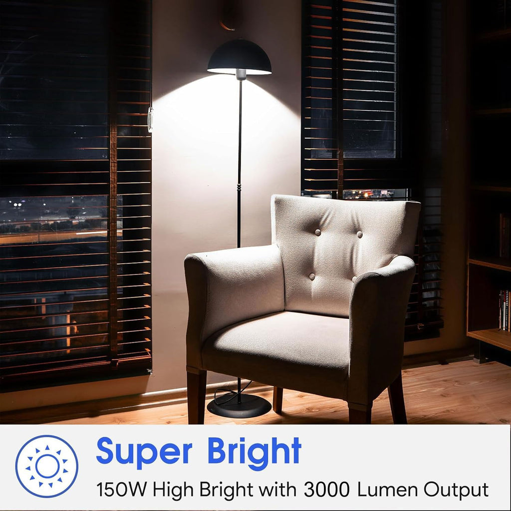 A21 18W Dimmable LED Light Bulb, 150-200 Watt, 5000K Daylight, 3000 Lumen