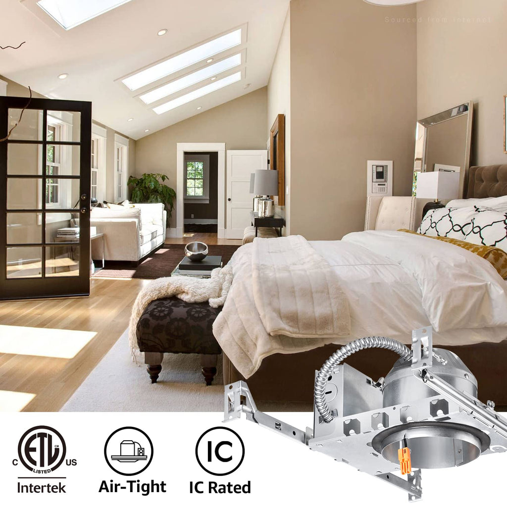 4 Inch Shallow New Construction Recessed Lighting Housing