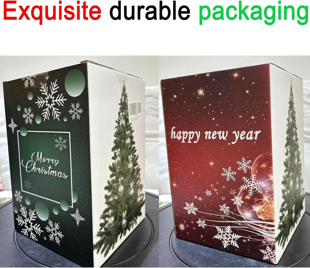 3.15 inch Clear Plastic Ornament Balls, Christmas Balls, DIY Fillable Ornaments, Clear Ornaments for Crafts Fillable - Set of 12