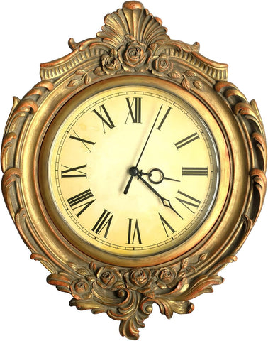 AELS Vintage Wall Clock, European Style Decorative Retro Wall Clock