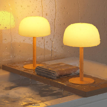 Shower Lamp Waterproof IP65, 7500mAh Rechargeable Bathroom Lamp