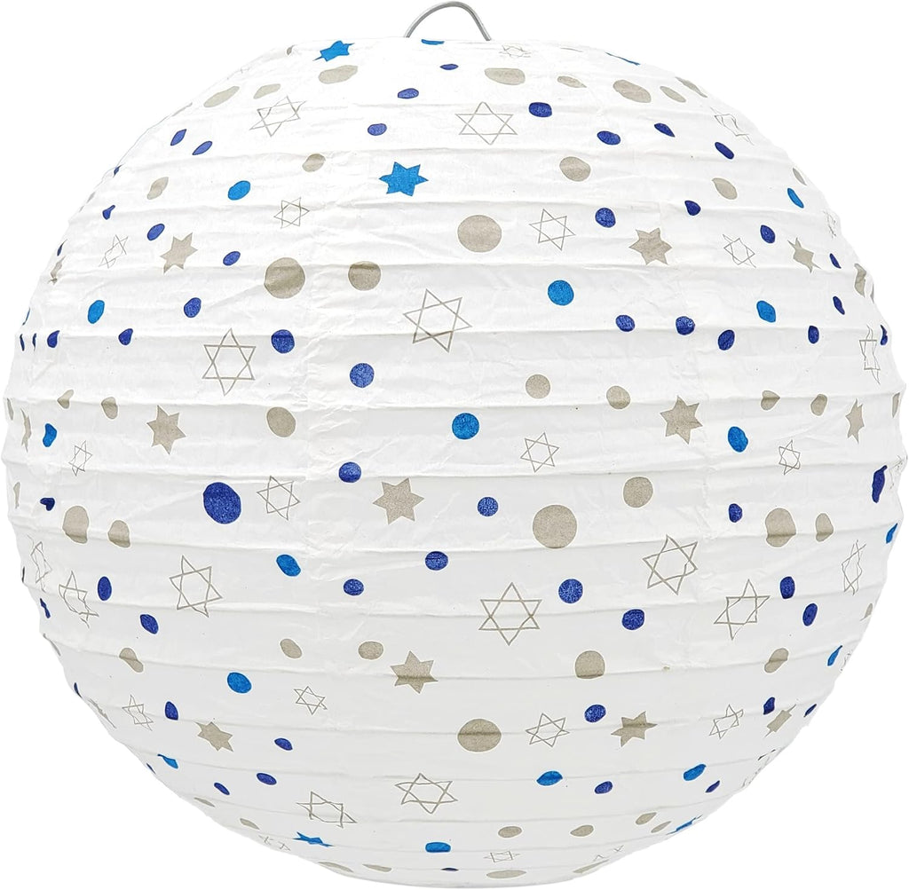 Hanukkah Hanging Ball Lanterns Ornaments , Hanukkah Decorations (Single) - Set of 6