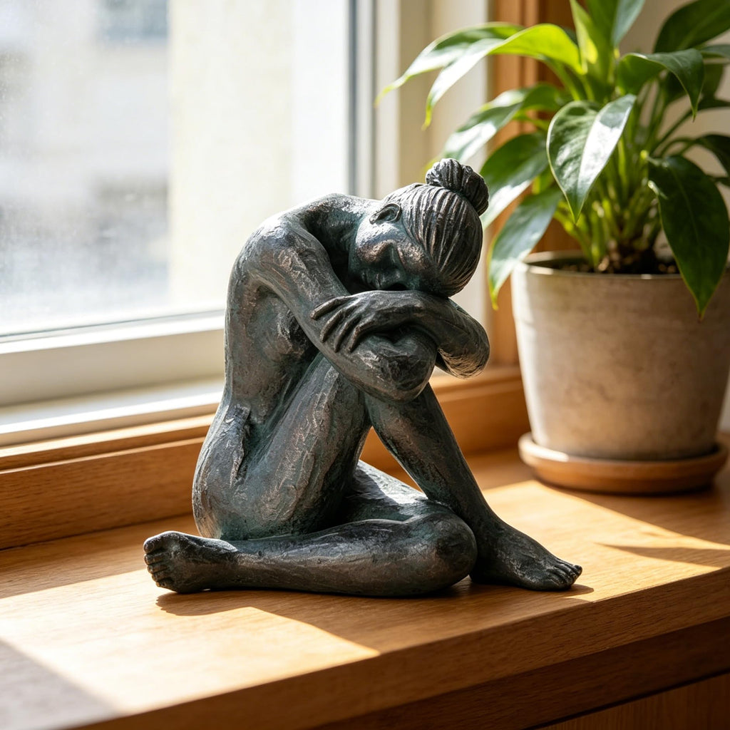 Yoga Dancer Statue Sculpture Living Room Decor