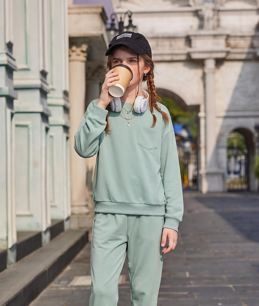 Girls Clothes 2 Piece Fashion Fall Outfits Oversize Sweatsuit Sets