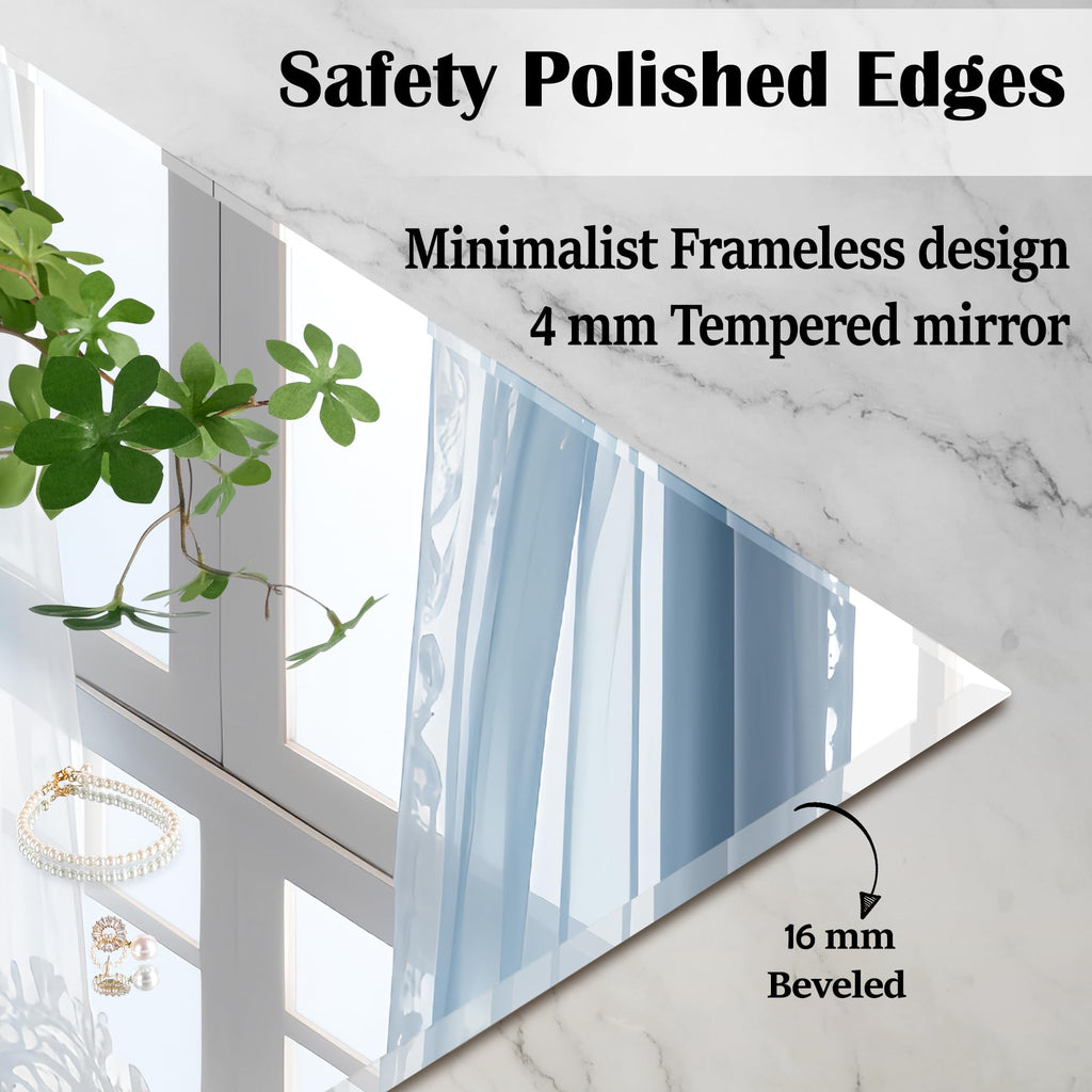 20x 28 Beveled Wall Mirror Decorative Bathroom Vanity Mirror