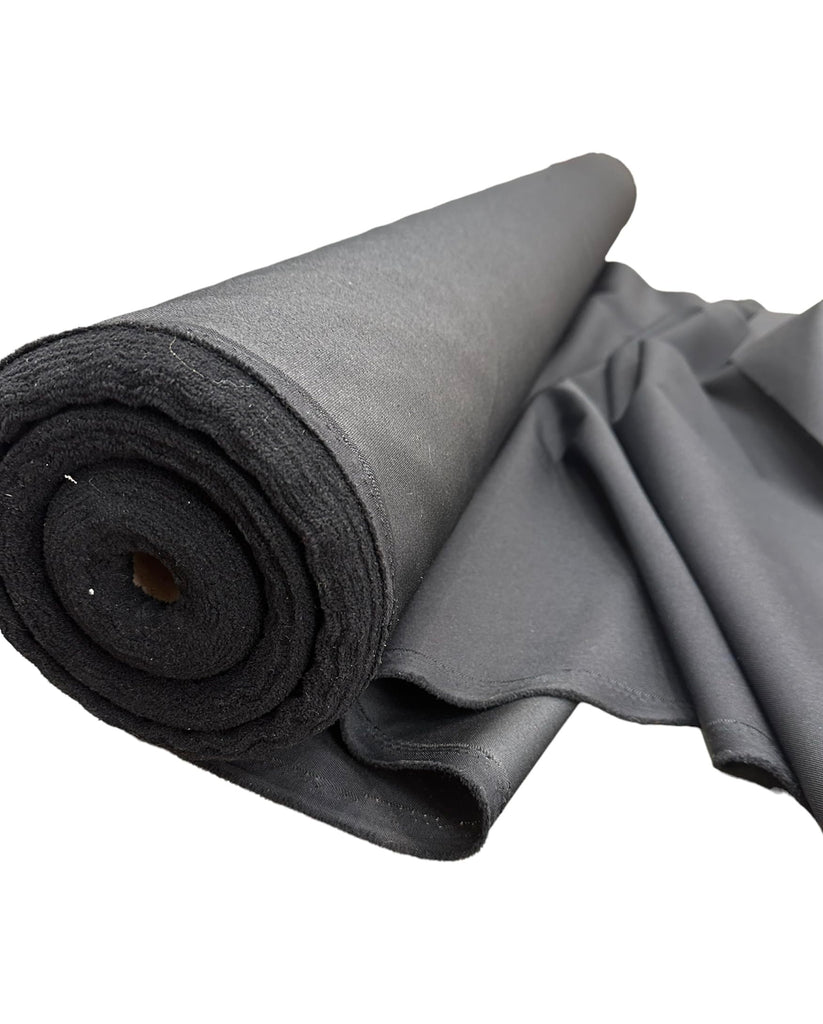 Black 1000D Waterproof Canvas Fabric by The Yard - Heavy Duty Outdoor Indoor Upholstery Fabric Furniture, Boat