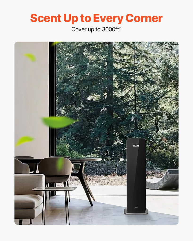 950ml Scent Air Machine, 2500sq.ft Waterless Essential Oil Diffuser with Bluetooth Smart Connection, Floor Standing