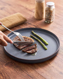 Nebula Ridge Stoneware Dinnerware Sets, Plates and Bowls Sets for 4, 12 Pieces Dishes Set