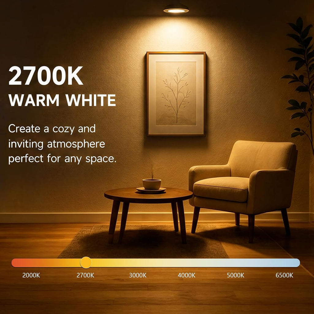 MR16 LED Bulb Dimmable GU5.3 12V 2700K Warm White,Halogen Equivalent, 40° Beam Angle Spotlight for Landscape