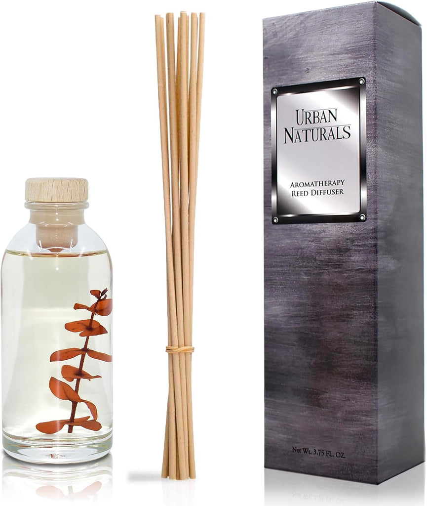 Reed Diffuser Set, Bay Rum & Sandalwood - Bathroom Décor - Set of 375