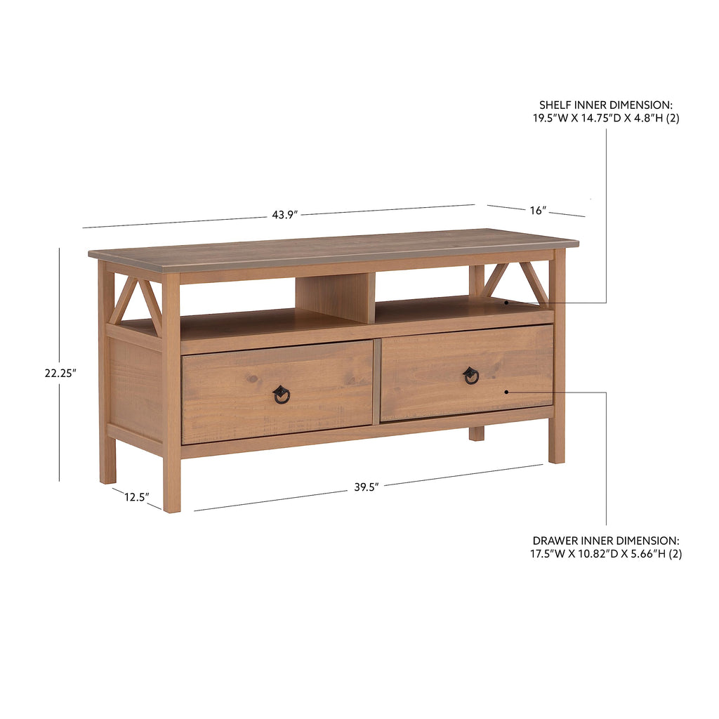 Titian Driftwood TV Stand