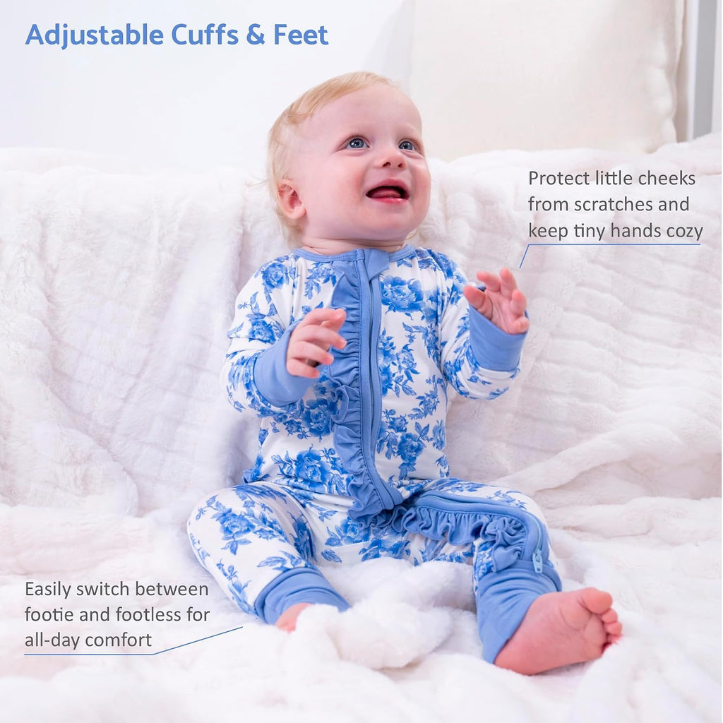 Pajamas for Girls, Viscose from Bamboo Baby Sleeper