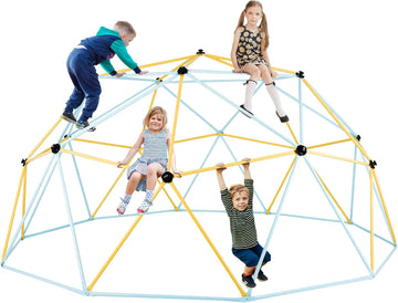 Climbing Dome, 12FT Geometric Dome Climber Play Center for Kids 3 to 10 Years Old, Jungle Gym Supports 750LBS and