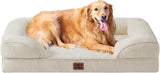 Orthopedic Dog Beds for Extra Large Dogs, Waterproof Memory Foam XL Pet Bed with Sides