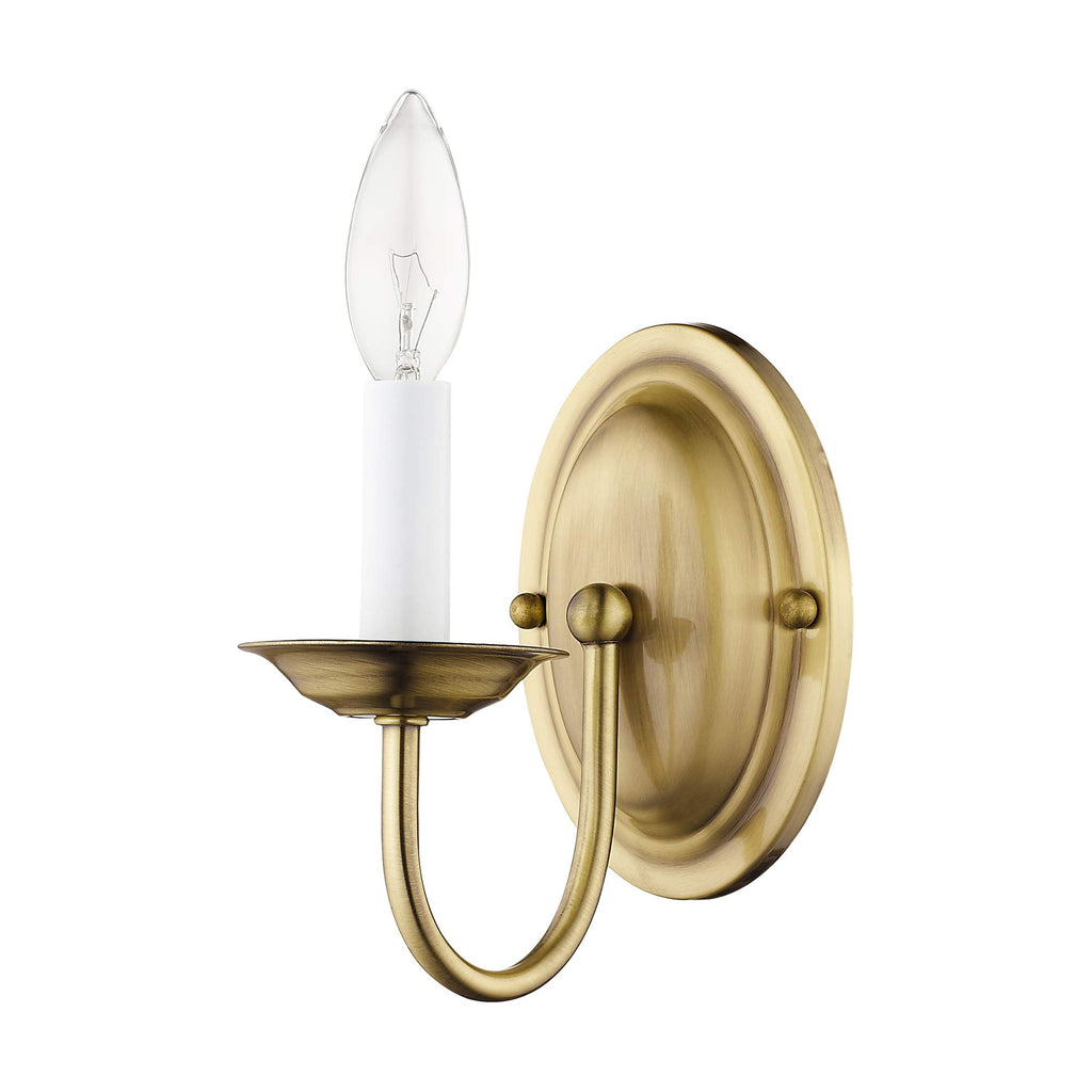 4151-01 Wall Sconce, Antique Brass