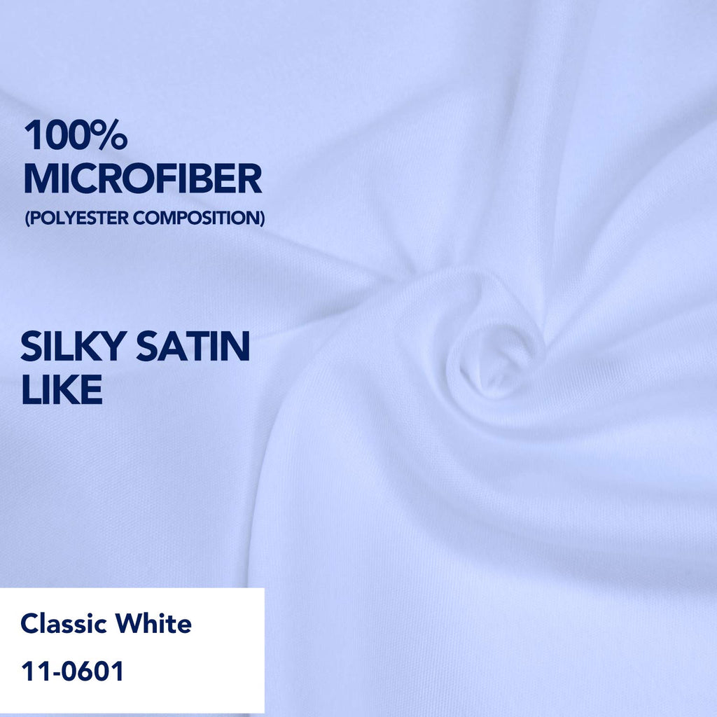 Wrap Around Ruffled Bed Skirt, White, Twin/Full - 18" Drop